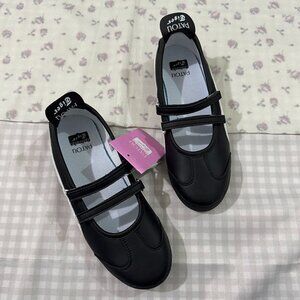 Onitsuka Tiger By Asics Black Double-Strap Mary Janes